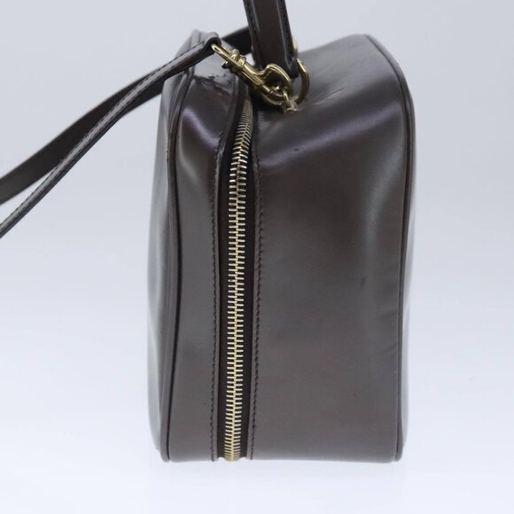 GUCCI Bamboo Hand Bag Leather 2way Brown Gold - Picture 5 of 16